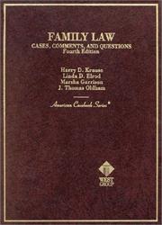 Cover of: Family law by by Harry D. Krause ... [et al.].
