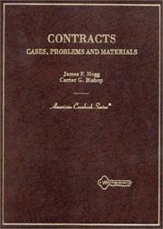 Cover of: Contracts by James F. Hogg