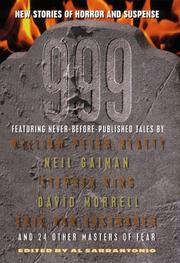 Cover of: 999: New Stories of Horror and Suspense