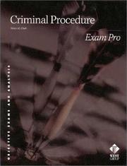 Cover of: Criminal procedure by Mary M. Cheh