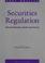 Cover of: Securities Regulation