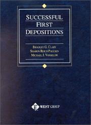 Cover of: Successful first depositions