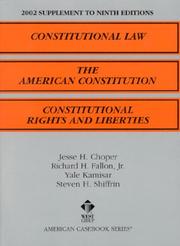 Cover of: Constitutional Law 2002