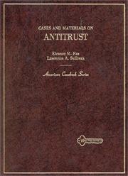 Cover of: Cases and materials on antitrust