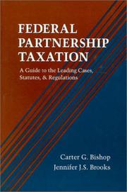 Cover of Federal partnership taxation