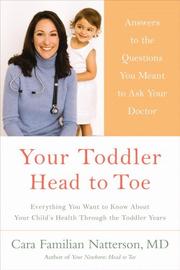 Cover of: Your Toddler: Head to Toe