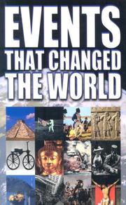 Cover of: Events That Changed the World