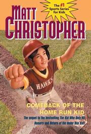 Cover of: Comeback of the Home Run Kid