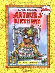 Cover of: Arthur's Birthday (Arthur Adventure Series)