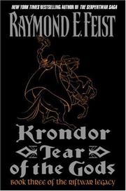 Cover of: Krondor: tear of the gods