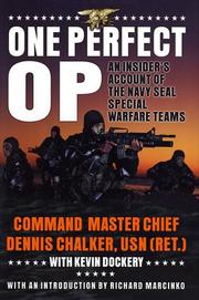 Cover of: One Perfect Op: An Insider's Account of the Navy Seal Special Warfare Teams