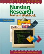 Cover of: Nursing research: text and workbook