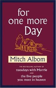 Cover of: For One More Day (SIGNED) by Mitch Albom