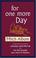 Cover of: For One More Day (SIGNED)
