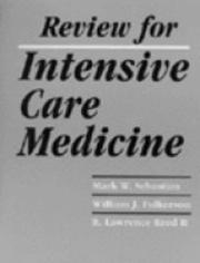 Cover of: Review for intensive care medicine by Mark W. Sebastian