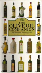 Cover of: The Olive Oil Companion by Judy Ridgway