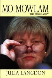 Cover of: Mo Mowlam by Julia Langdon