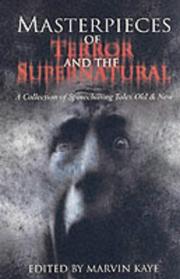 Cover of: MASTERPIECES OF TERROR AND THE SUPERNATURAL by Marvin Kaye, Orson Scott Card, Isaac Asimov, Ambrose Bierce, Marvin Kaye, Marvin Kaye