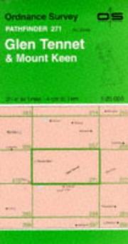 Cover of: Glen Tennet and Mount Keen (Pathfinder Maps)
