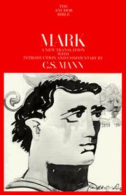 Cover of: Mark: A New Translation with Introduction and Commentary (The Anchor Bible)