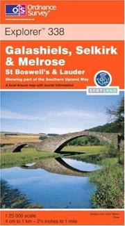 Cover of: Galashiels, Selkirk and Melrose, St Boswell's and Lauder