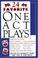 Cover of: 24 Favorite One Act Plays