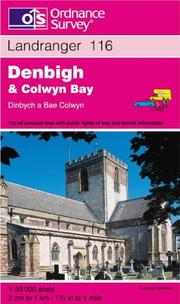 Cover of: Denbigh and Colwyn Bay (Landranger Maps) by Ordnance Survey, Ordnance Survey