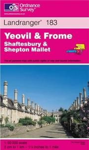 Cover of: Yeovil and Frome, Shaftesbury and Shepton Mallet (Landranger Maps)