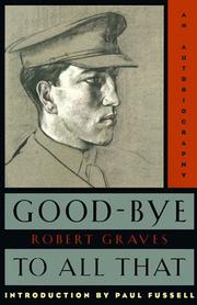 Cover of: Good-bye to all that