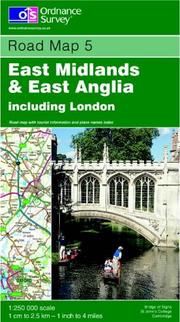 Cover of: East Midlands and East Anglica and London (Road Map)