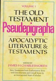 Cover of: The Old Testament Pseudepigrapha by James H. Charlesworth