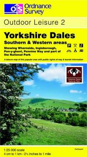 Cover of: Yorkshire Dales (Outdoor Leisure Maps)