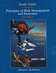 Cover of: Study Guide to Accompany Rejda's Principles of Management and Insurance