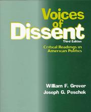 Cover of: Voices of dissent: critical readings in American politics