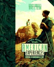 Cover of: American Experiences: Readings in American History, Vol. 1: To 1877 (American Experiences)