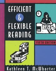 Cover of: Efficient and flexible reading by Kathleen T. McWhorter