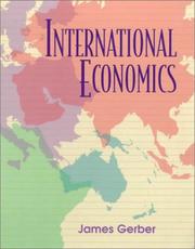 Cover of: International economics by James Gerber, James Gerber