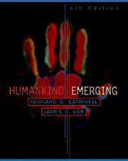 Cover of: Humankind emerging by Bernard Grant Campbell
