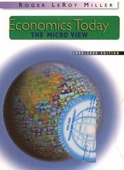 Economics Today by Roger Leroy Miller