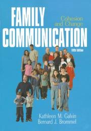 Cover of: Family Communication: Cohesion and Change (5th Edition)