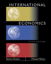 Cover of: International Economics (5th Edition) by Steven L. Husted, Michael Melvin