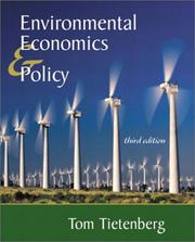 Cover of: Environmental economics and policy