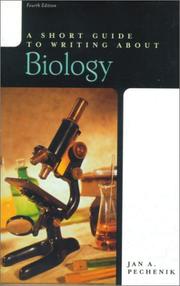 Cover of: A Short Guide to Writing about Biology (4th Edition) by Jan A. Pechenik, Jan A. Pechenik