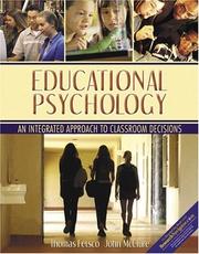Cover of: Educational Psychology: An Integrated Approach To Classroom Decisions