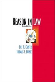 Cover of: Reason in law by Lief H. Carter