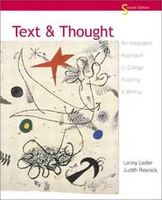 Cover of: Text & thought