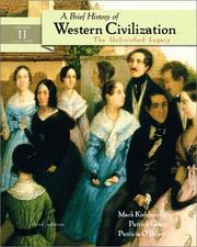 Cover of: A Brief History of Western Civilization, Vol. 2: The Unfinished Legacy (Chapters 14-30), Third Edition