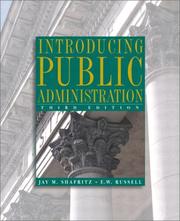 Cover of: Introducing Public Administration (3rd Edition)