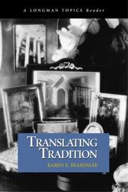Cover of: Translating Tradition