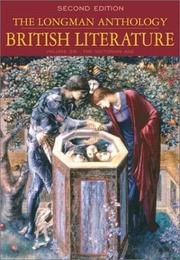 Cover of: The Longman Anthology of British Literature, Volume 2B: The Victorian Age (2nd Edition)